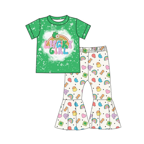 Preorder 10.23 MOQ 5 pcs GSPO2101 Lucky Girl Rainbow Green Girls Set