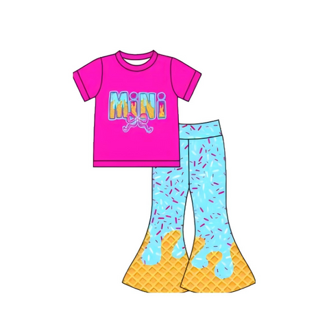 Preorder 10.28 MOQ 5 pcs GSPO2109 Ice Cream MINI Pink Girls Set