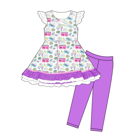 Preorder 12.13 MOQ 5 pcs GSPO2203 Play Game Purple Girls Set