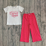 Preorder Samples GSPO2250 MAMA'S BESTIE Red Dots Girls Set
