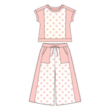 Preorder MOQ 5 Pcs Each Style Colorful Dots Yoga Cute Girls Outfits