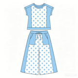 Preorder MOQ 5 Pcs Each Style Colorful Dots Yoga Cute Girls Outfits