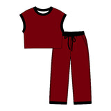Preorder MOQ 5 Pcs Each Color Colorful Solid Color Girls Outfits