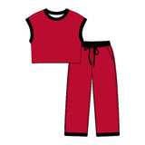 Preorder MOQ 5 Pcs Each Color Colorful Solid Color Girls Outfits