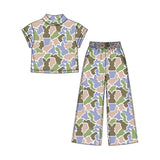 Preorder MOQ 5 pcs Each Style Easter Bunny Camo Kids Matching Clothes
