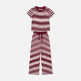 Preorder MOQ 5 pcs Each Style Solid Colorful Stripe Kids Matching Clothes