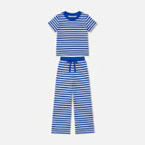 Preorder MOQ 5 pcs Each Style Solid Colorful Stripe Kids Matching Clothes
