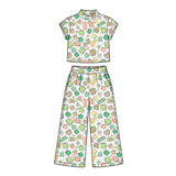 Preorder MOQ 5 pcs Each Style Saint Patrick Leaves Mockneck Kids Matching Clothes
