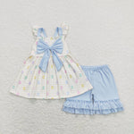 GSSO0420 Easter Bunny Egg Girl Shorts Set