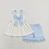 GSSO0420 Easter Bunny Egg Girl Shorts Set