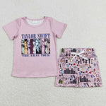 GSSO0646 1989 Singer Star Girls Shorts Set