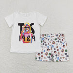 GSSO0647 1989 Singer Star Girls Shorts Set