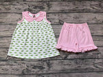 GSSO0654 Crocodile Pink Girls 2 pcs Set