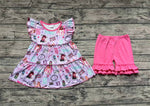GSSO0676 1989 Singing Club Pink Girls Shorts Set
