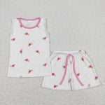 GSSO0694 Flower Shorts Pajamas Set