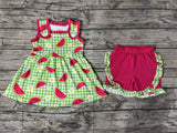 GSSO0701 Watermelon Pink Shorts Girl Set