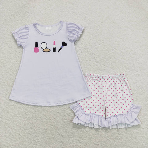 GSSO0862 Make up Girls Shorts Set
