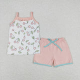 GSSO0865 Cherry Girls Shorts Set