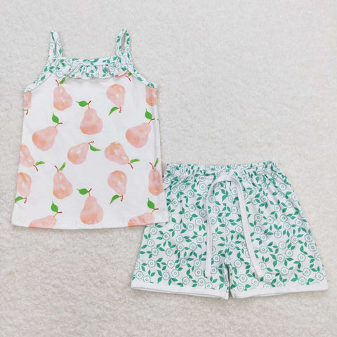 GSSO0867 Fruit Girls Shorts Set