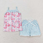 GSSO0869 Flower Girls Shorts Set