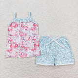 GSSO0869 Flower Girls Shorts Set