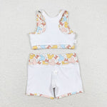 GSSO0899 Cartoon Mouse Girls Shorts Set