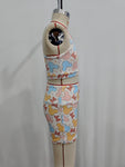 GSSO0899 Cartoon Mouse Girls Shorts Set