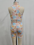 GSSO0899 Cartoon Mouse Girls Shorts Set