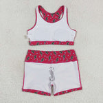 GSSO0903 Lightning Pink Girls Shorts Set