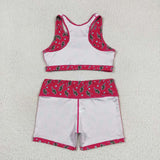 GSSO0903 Lightning Pink Girls Shorts Set