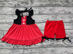 GSSO0969 Princess Red Girls Shorts Set