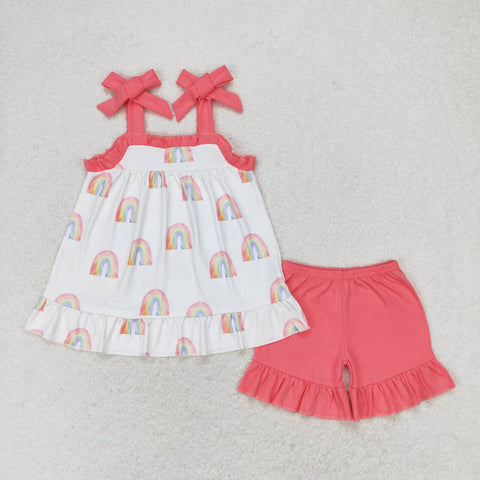 GSSO0989 Rainbow Girls Shorts Set