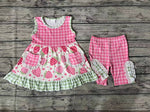 GSSO1183 Strawberry mid pants Girls Set