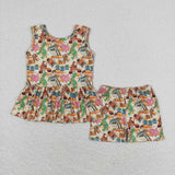 GSSO1275 Cartoon Toy Girls Shorts Set