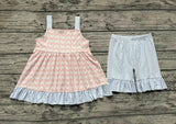 GSSO1306 Crab Orange Girls Shorts Set
