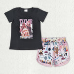 GSSO1429 Singer Star Girls Shorts Set