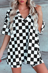 Preorder 01.24 GSSO1941 Black Plaid Adult's Women Set