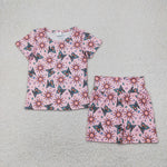 GSSO2437 Butterfly Sun Girls Shorts Set