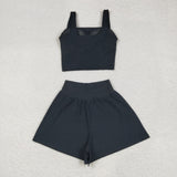 US Warehouse GSSO2647 Active Wear Sports Women Adult's Yoga Shorts Clothes