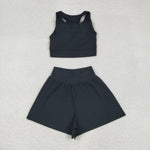 US Warehouse GSSO2648 Active Wear Sports Women Adult's Yoga Shorts Clothes