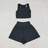 US Warehouse GSSO2648 Active Wear Sports Women Adult's Yoga Shorts Clothes