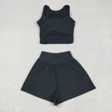 US Warehouse GSSO2649 Active Wear Sports Women Adult's Yoga Shorts Clothes