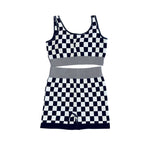 Preorder Colorful Plaid Adult Women Yoga Athletic Wear Set