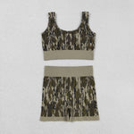 GSSO2701 Hunting Camo Yoga Sports Adult Women's Outfits