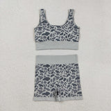GSSO2702 Hunting Camo Gray Yoga Sports Adult Women's Outfits