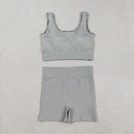 GSSO2702 Hunting Camo Gray Yoga Sports Adult Women's Outfits