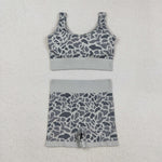 GSSO2702 Hunting Camo Gray Yoga Sports Adult Women's Outfits