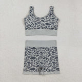 GSSO2702 Hunting Camo Gray Yoga Sports Adult Women's Outfits