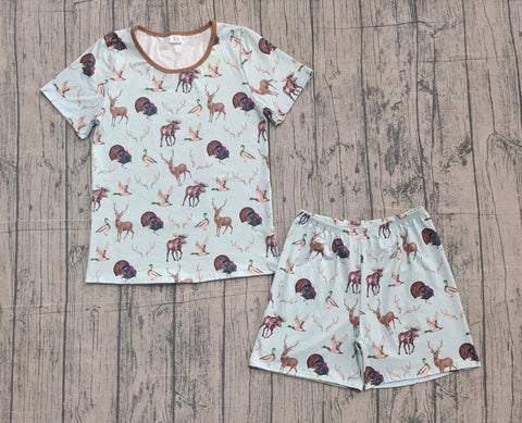 Preorder Samples GSSO2711 Hunting  Mallard Ducks Adult Men's Pajamas Set