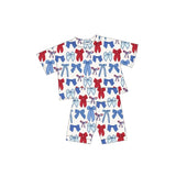 Preorder Samples GSSO2772 USA Coquette Bows Girls Shorts Set